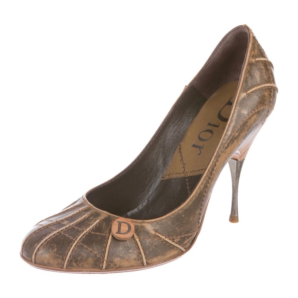 Christian Dior Authentic High Heel Leather Pumps 6 - Picture 2 of 5